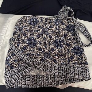 Zara wrap around mini skirt